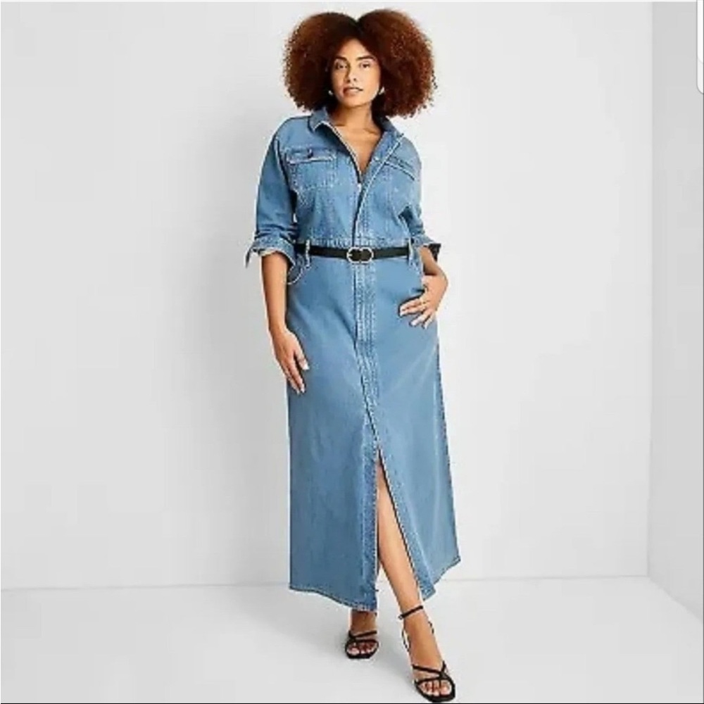 Viral Jean dress from target